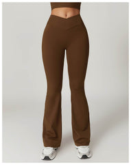 Trendy and best flare leggings for workouts - LANIZI