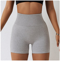 Trendy black gym shorts for active women
