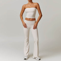 Breathable yoga workout sets for a relaxed flow - LANIZI