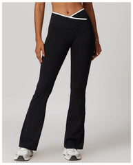 Stretchy flare leggings for pilates and yoga - LANIZI