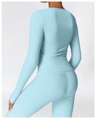 Soft and stretchy workout set for gym and yoga sessions - LANIZI