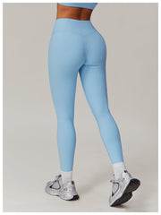 Minimalist white leggings for modern looks