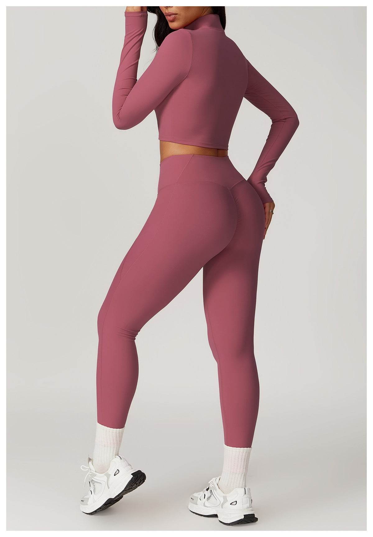 Long Sleeve Workout Set for Intense Training Comfort - LANIZI