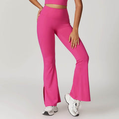 Womens flare leggings for sporty casual wear - LANIZI