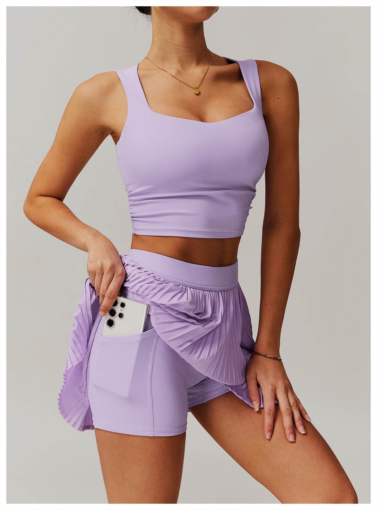 Comfortable and cute workout set for all-day fitness wear - LANIZI