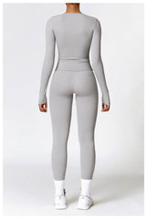 Soft and stretchy workout set for gym and yoga sessions - LANIZI