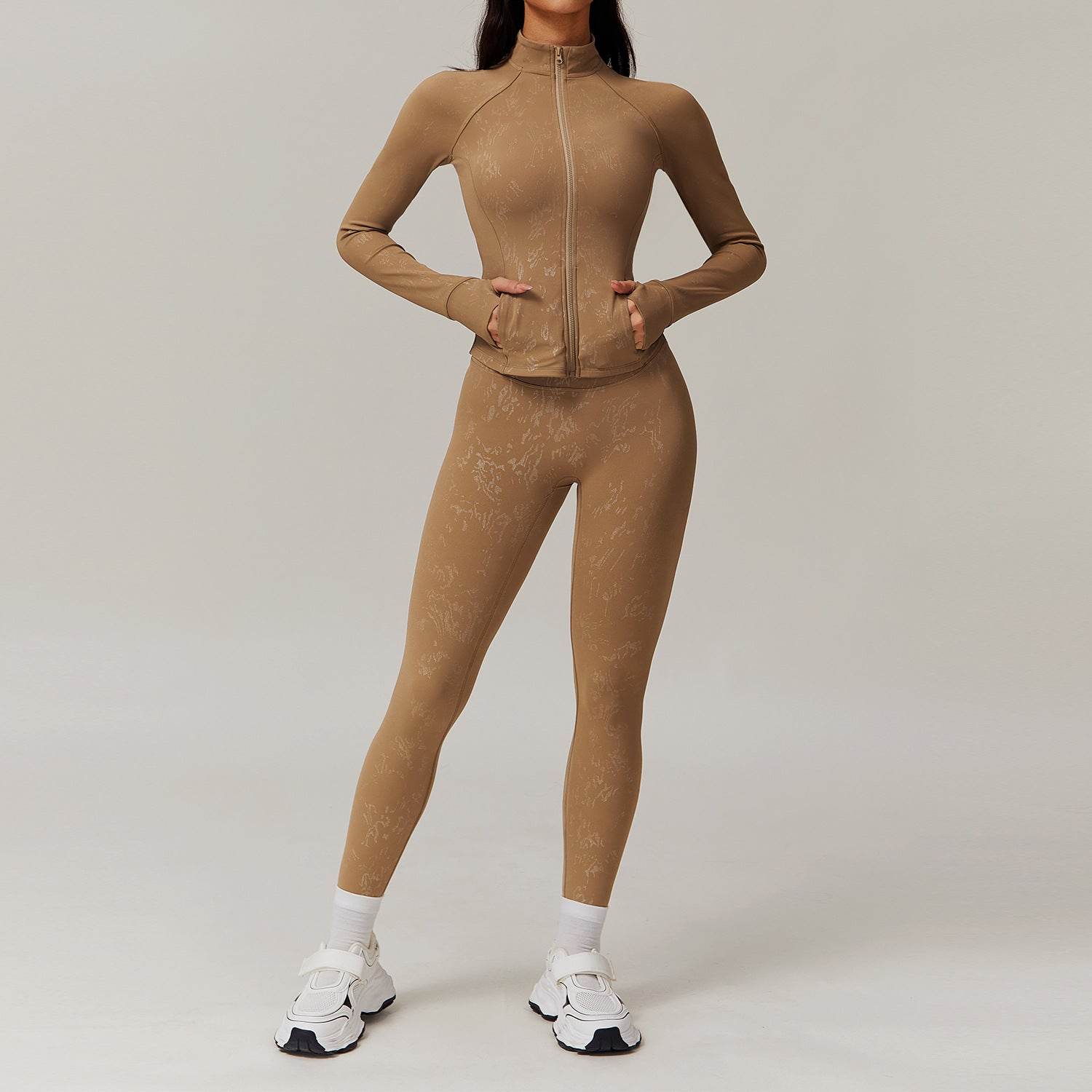 Cozy Brown Workout Sets for Maximum Comfort - LANIZI