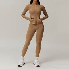 Cozy Brown Workout Sets for Maximum Comfort - LANIZI
