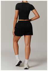 Classic navy blue workout set for every fitness routine - LANIZI