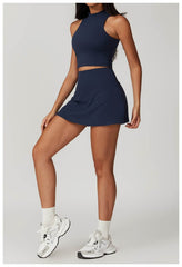 High-performance navy workout set for intense workouts - LANIZI