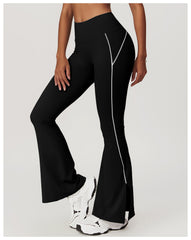Classic black flare leggings for gym & yoga