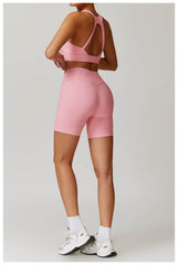 Trendy orange workout set for a chic and sporty look - LANIZI