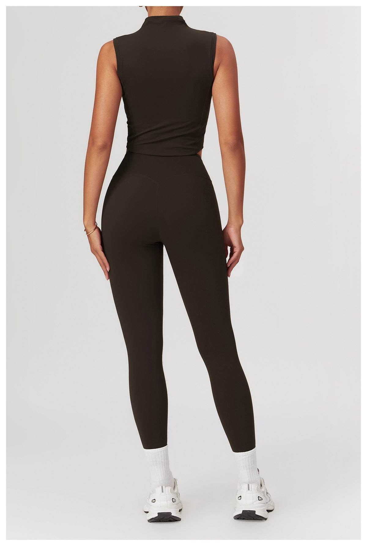 High-performance black workout set for intense workouts - LANIZI