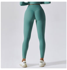 Stretchy hot pink leggings for workouts