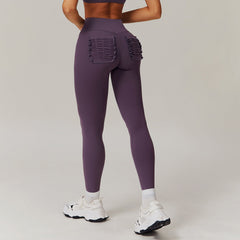 Breathable leggings with back pockets