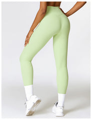 Red leggings for gym and activewear
