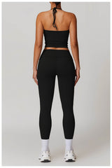Breathable royal blue workout set for maximum comfort - LANIZI