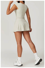 Versatile baby pink workout set for running and fitness - LANIZI