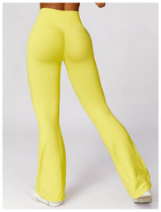 Flare leggings for gym, yoga, and pilates - LANIZI