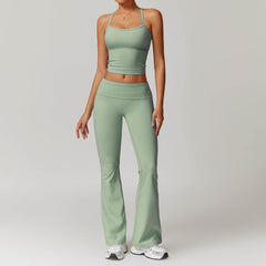 Comfortable cute workout sets for yoga and fitness routines - LANIZI