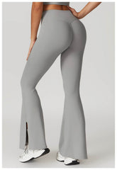 Womens flare leggings for sporty casual wear - LANIZI