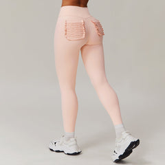 Breathable leggings with back pockets