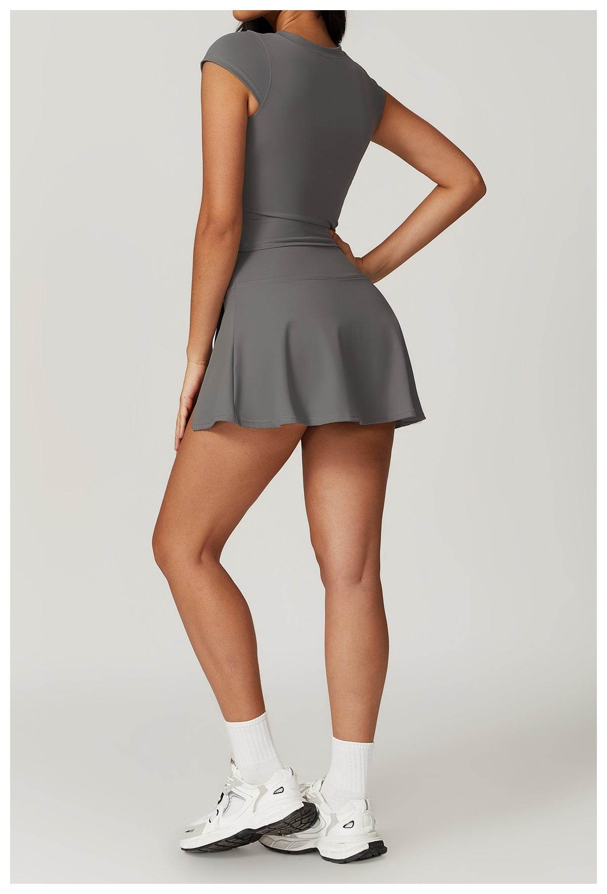 Versatile baby pink workout set for running and fitness - LANIZI