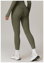 Red leggings for gym and activewear