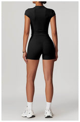 Trendy purple workout set for an energetic workout look - LANIZI