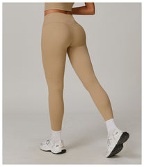 Red leggings for gym and activewear