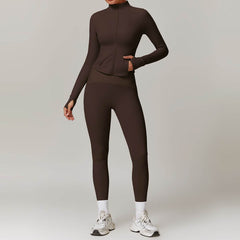 Trendy red workout sets for a chic fitness look - LANIZI