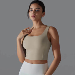 Longline Sports Bra: Supportive and Trendy - LANIZI