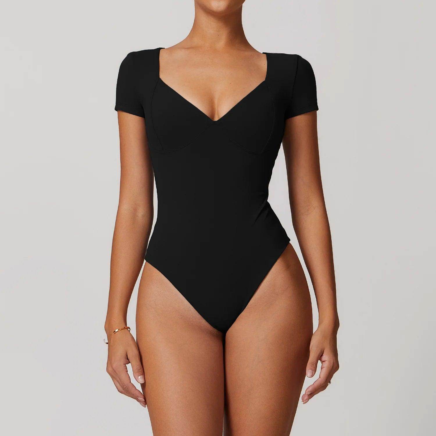 Sheer Bodysuit for Gym and Casual Wear - LANIZI