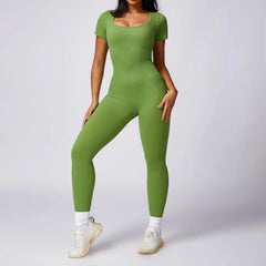 Black Body Suit for Gym Workouts - LANIZI
