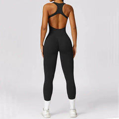 Leather Bodysuit for Stylish Gym Wear - LANIZI