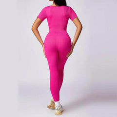 Black Body Suit for Gym Workouts - LANIZI