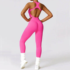 Leather Bodysuit for Stylish Gym Wear - LANIZI