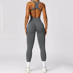 Leather Bodysuit for Stylish Gym Wear - LANIZI