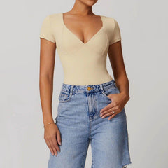 Sheer Bodysuit for Gym and Casual Wear - LANIZI