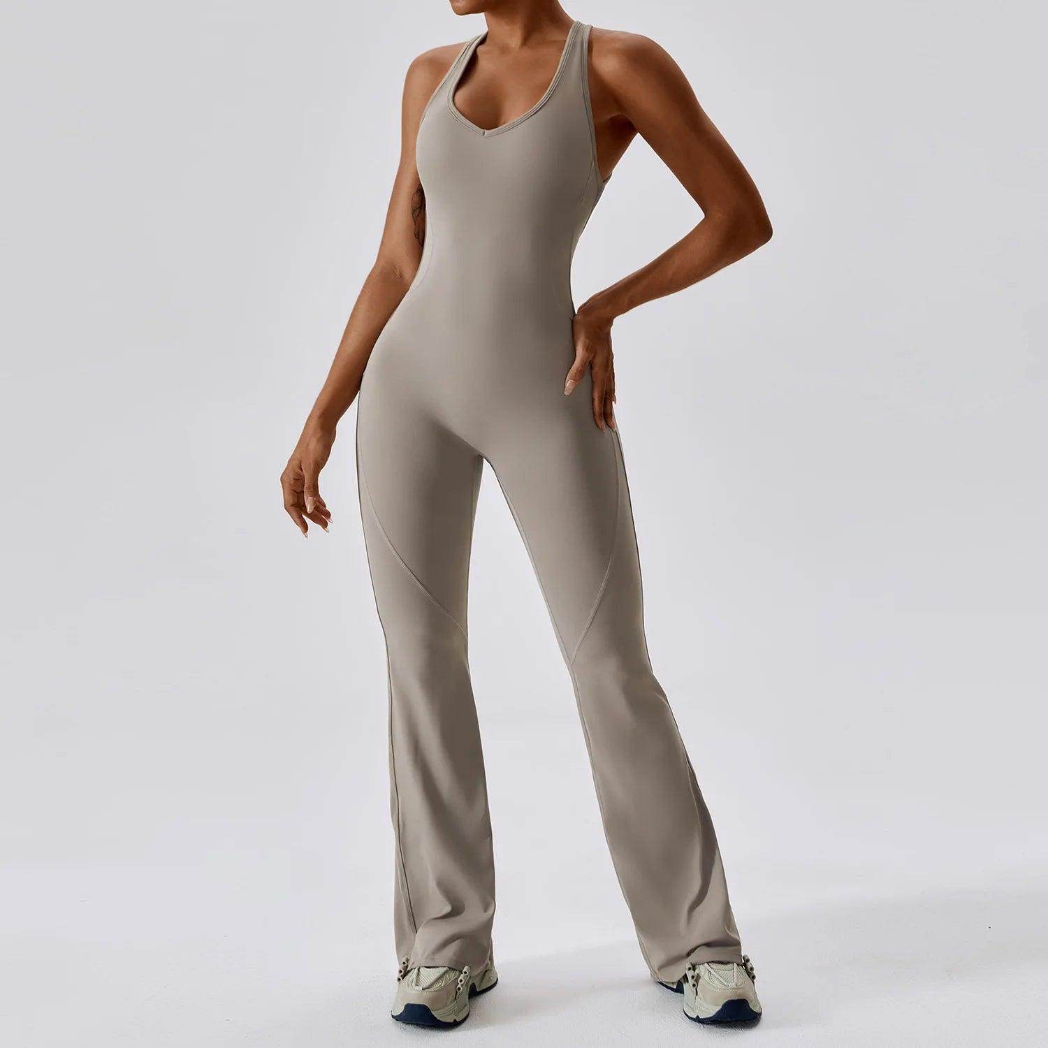 Black Bodysuit Women for Fitness - LANIZI