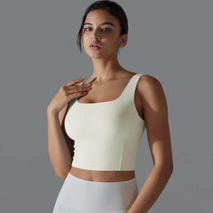 Longline Sports Bra: Supportive and Trendy - LANIZI