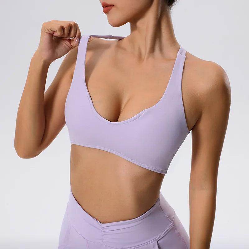 Fashion forward sports bra for gym and casual wear - LANIZI