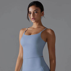 Longline Sports Bra: Ideal for Gym and Yoga - LANIZI