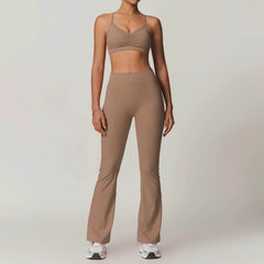 Yoga outfit sets for a flattering, smooth silhouette - LANIZI