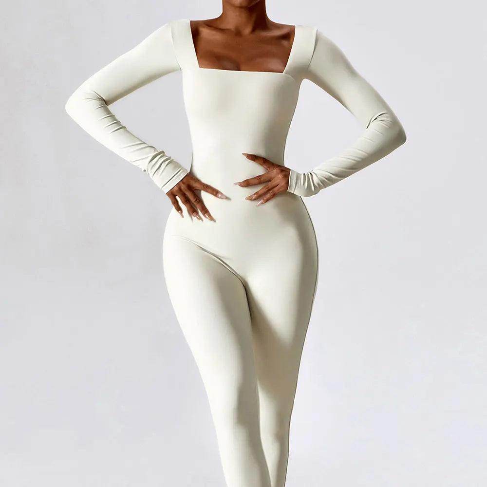 Elegant long sleeve bodysuit for a sleek, stylish look - LANIZI