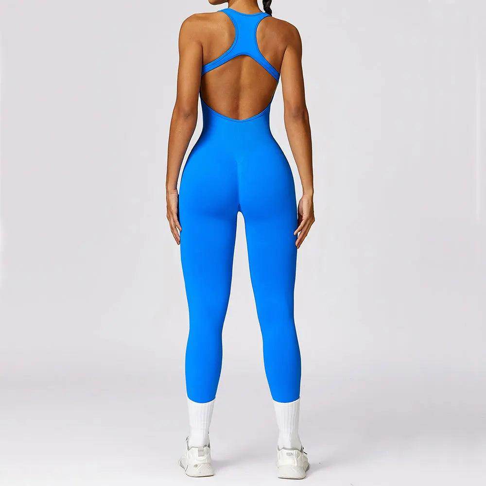 Leather Bodysuit for Stylish Gym Wear - LANIZI