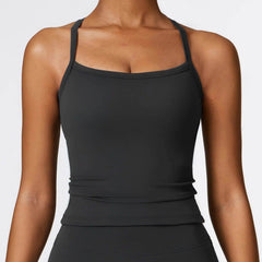 Skinny Strap Sports Bra - LANIZI