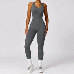 Leather Bodysuit for Stylish Gym Wear - LANIZI