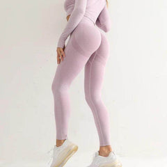 High waisted black leggings prevent falling down - LANIZI