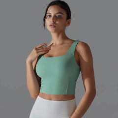 Longline Sports Bra: Supportive and Trendy - LANIZI